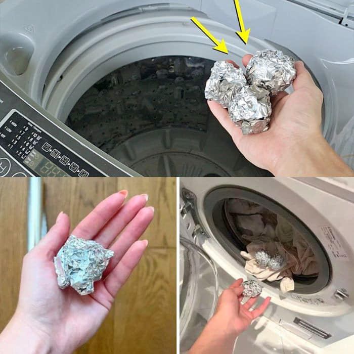 People are putting aluminum foil in the washing machine, and the results are amazing