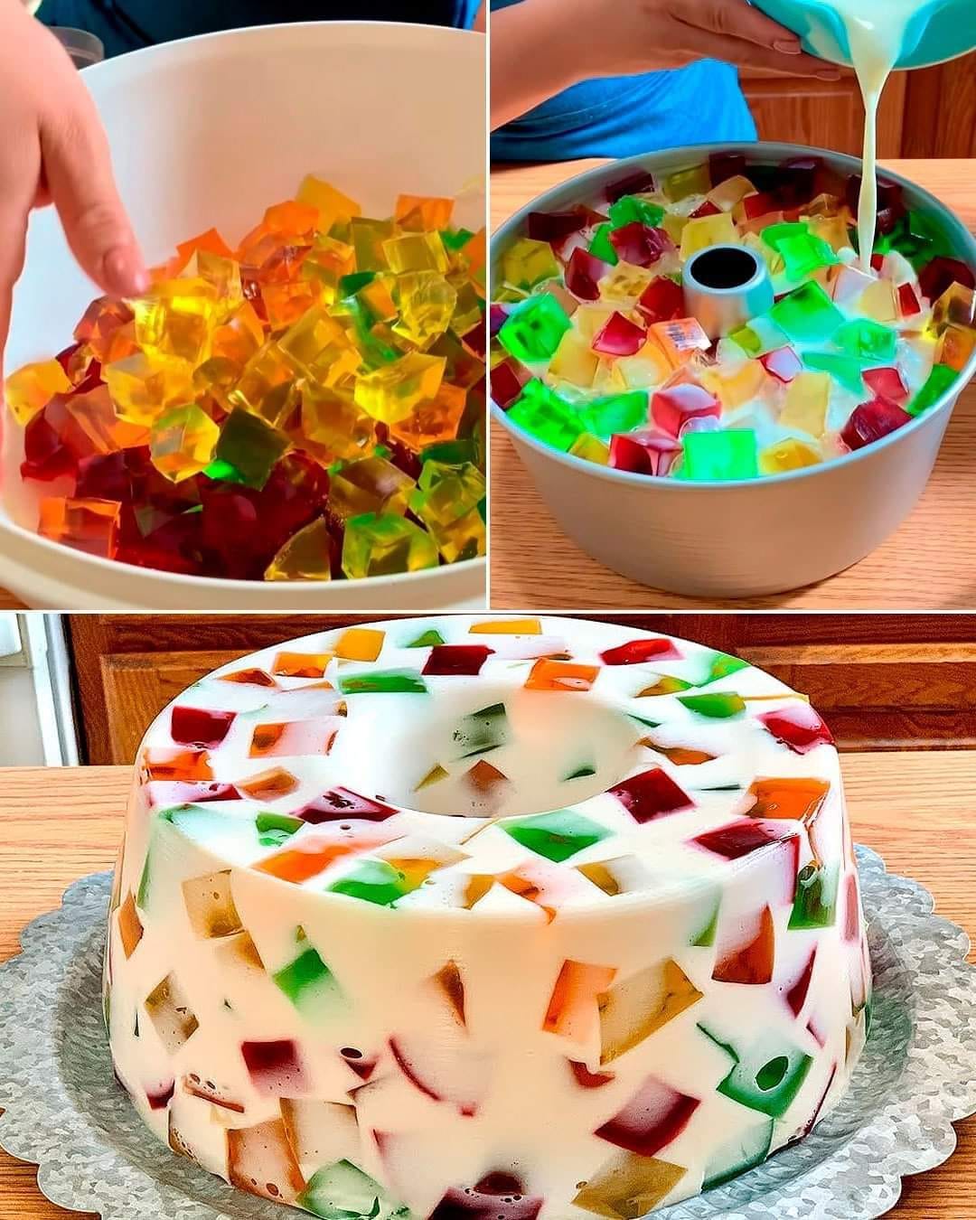 How to Make Mosaic jelly with 4 ingredients