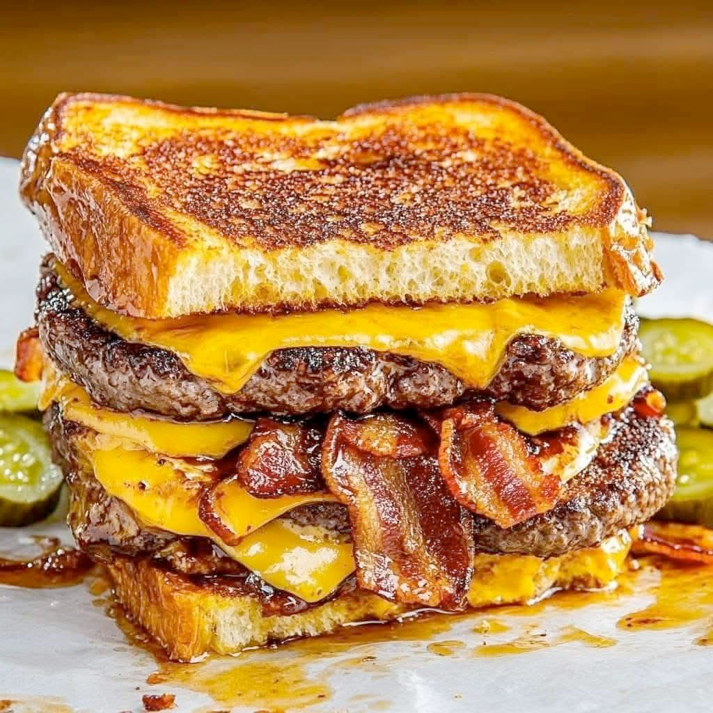 Bacon Cheeseburger Grilled Cheese