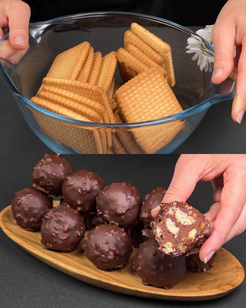 Chocolate Peanut Cookie Balls