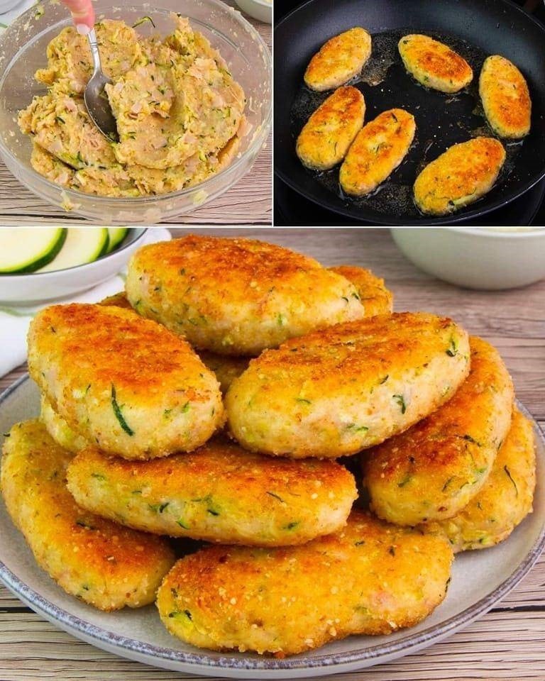 Chicken and Zucchini Fritters: The Tasty Low-Carb Appetizer Recipe