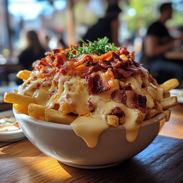 Ultimate Loaded Bacon Cheese Fries