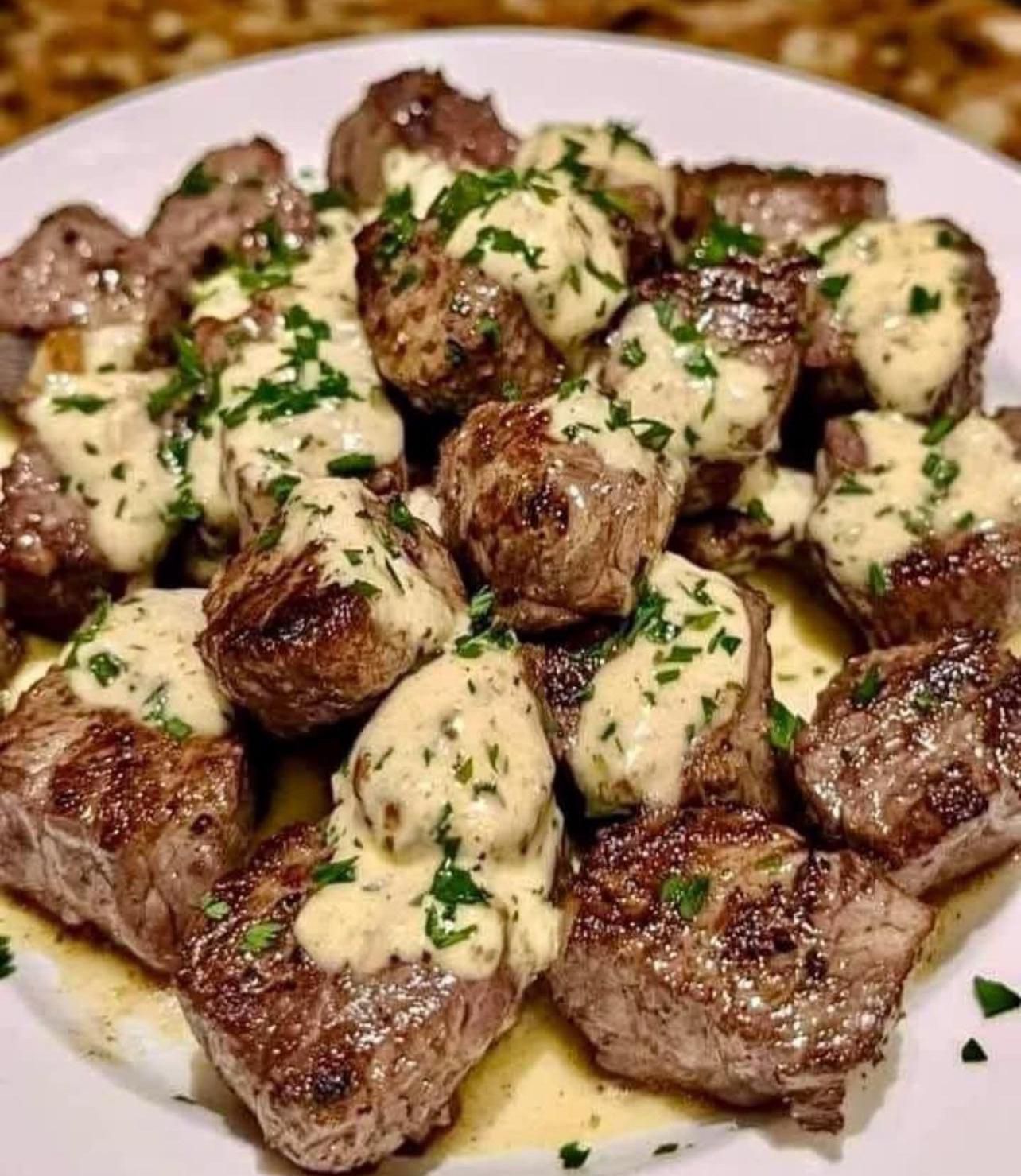 Steak Bites with Garlic Butter