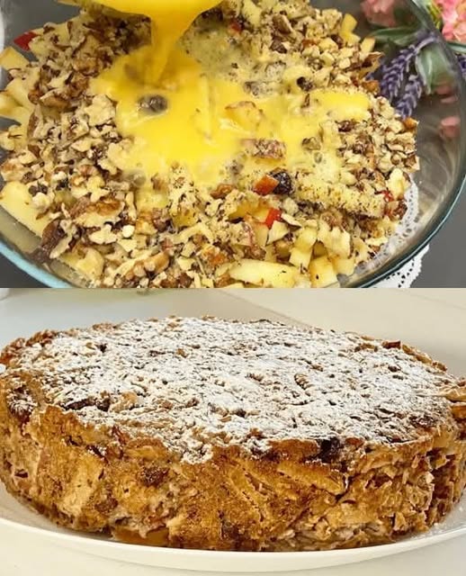 Wholesome Apple Cake Recipe (No Sugar, No Flour!)