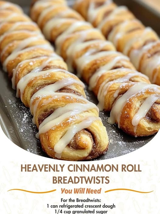 Heavenly Cinnamon Roll Breadtwists