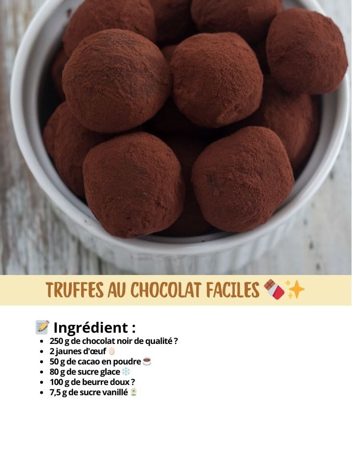 Easy Chocolate Truffles