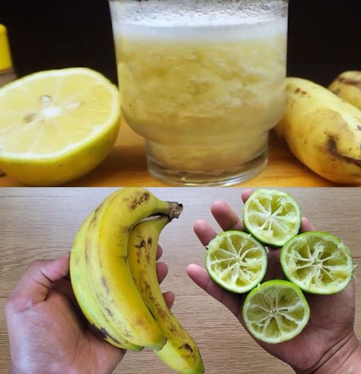 Banana and Lemon Detox Water