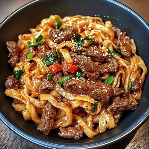 Asian Spiced Beef Noodles