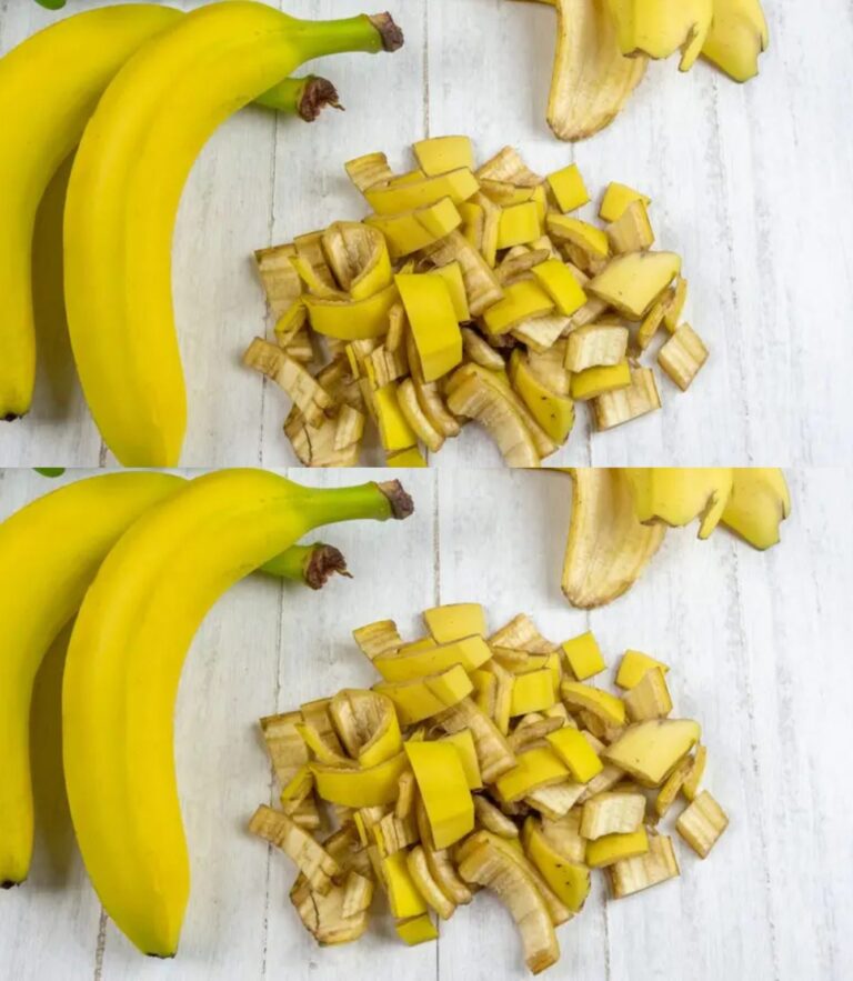 Soak banana peels in 1 bottle of water – which happens a few moments later