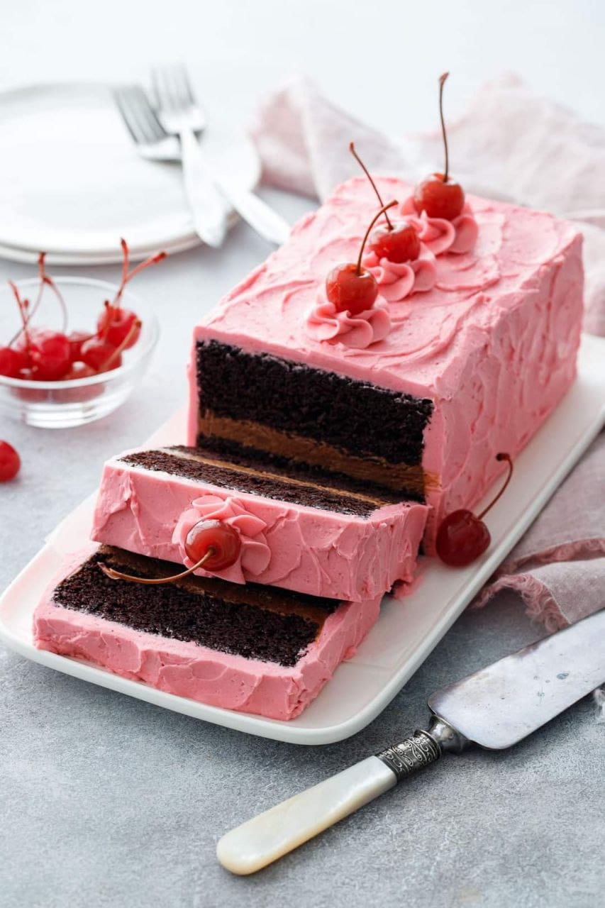 Chocolate Maraschino Layer Cake