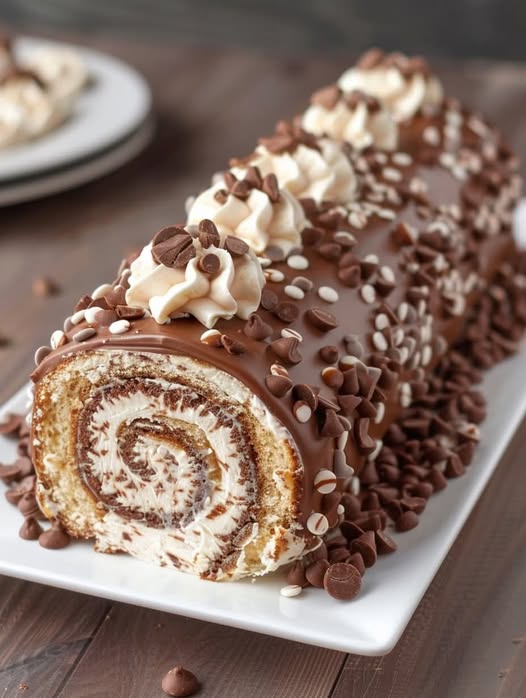 Chocolate Rolled Log