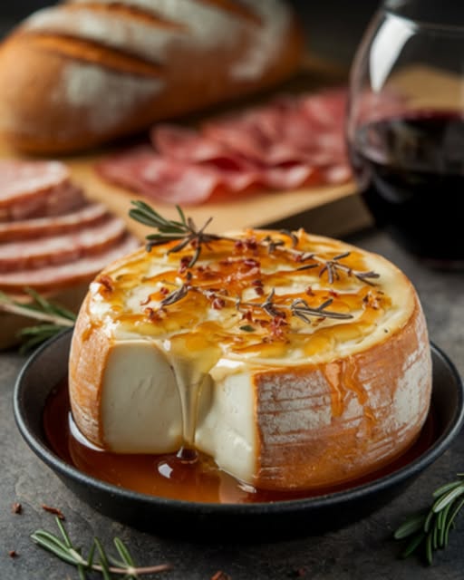 Camembert Roasted with Honey and Thyme: The Friendly and Ultra Gourmet Appetizer