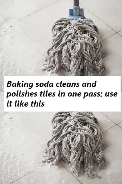 Cleaning and polishing tiles becomes a seamless task with the use of baking soda. Follow these steps for optimal results