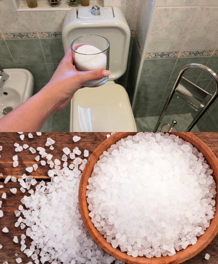 Use salt in the toilet: grandmother’s tip!