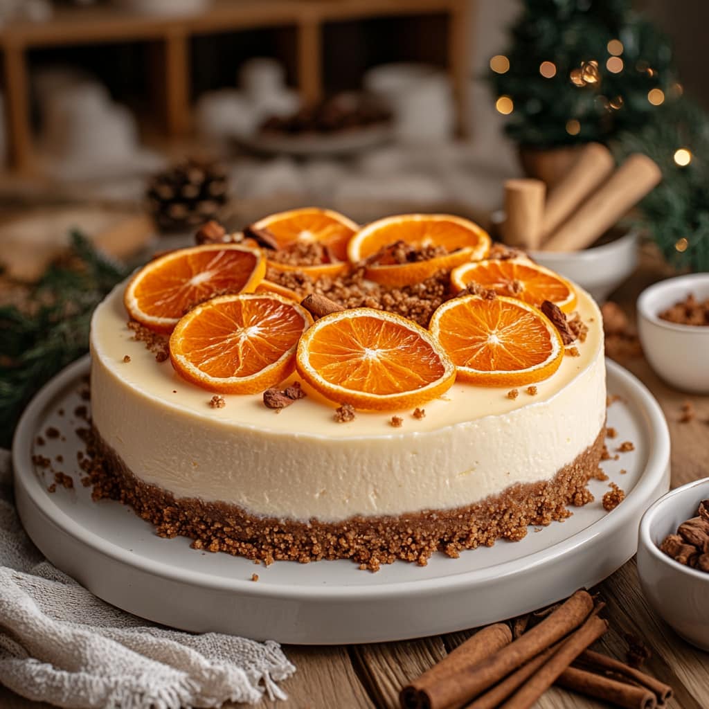 Christmas Spice Cheesecake