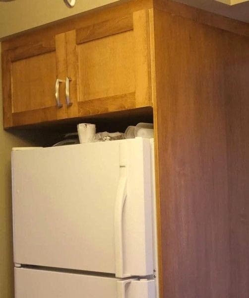 How to Properly Use Cabinets Above Your Fridge