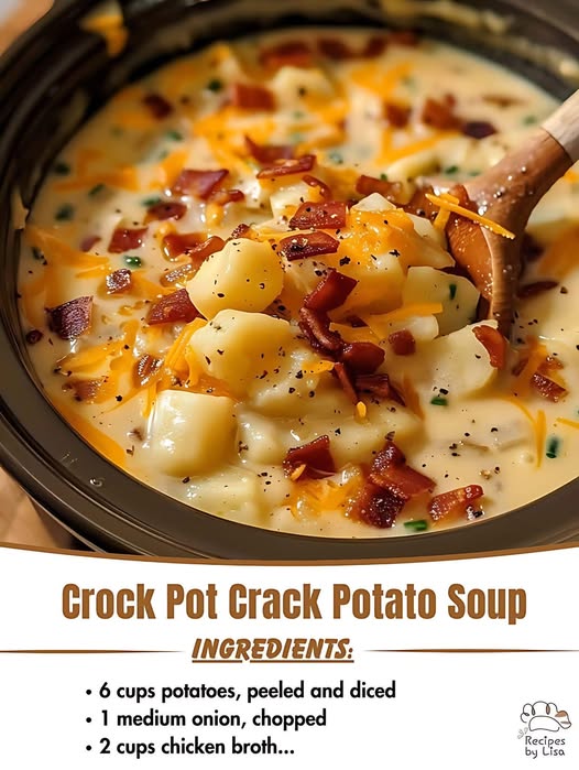 Crock Pot Crack Potato Soup