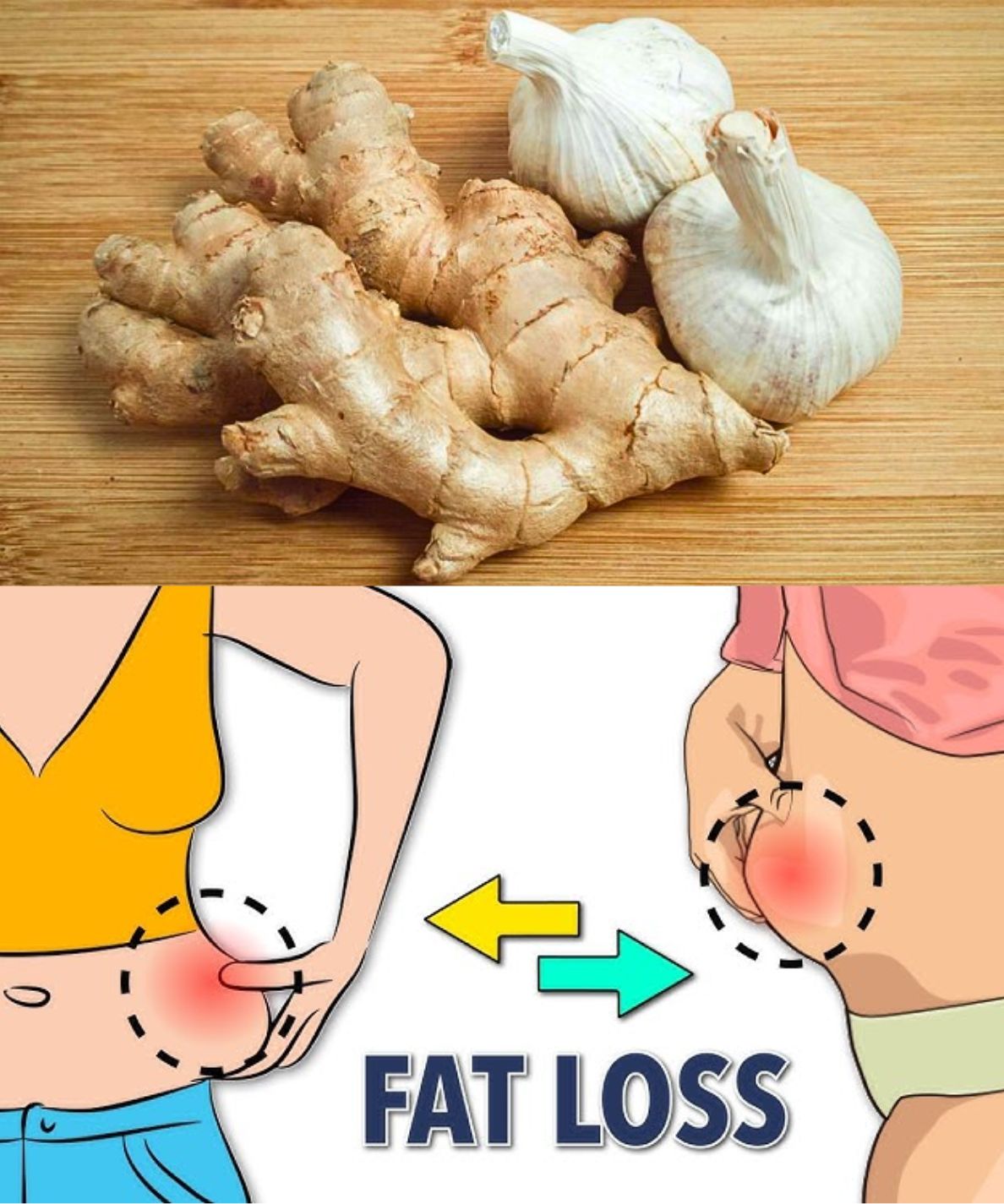 Mix Garlic with Ginger and Say Goodbye to Belly Fat Permanently