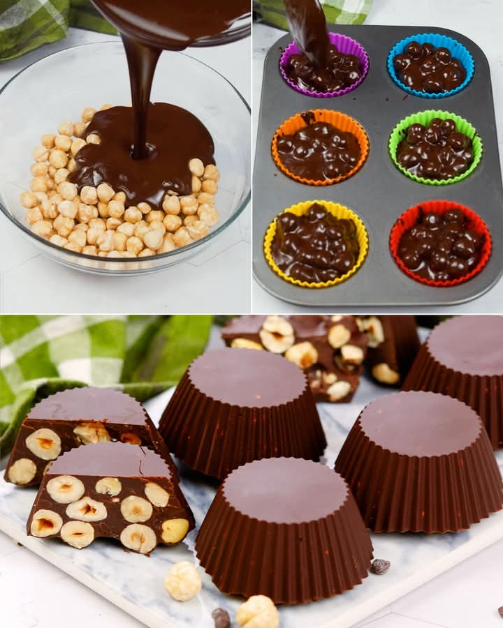 These chocolate and hazelnut treats are simple and irresistible!