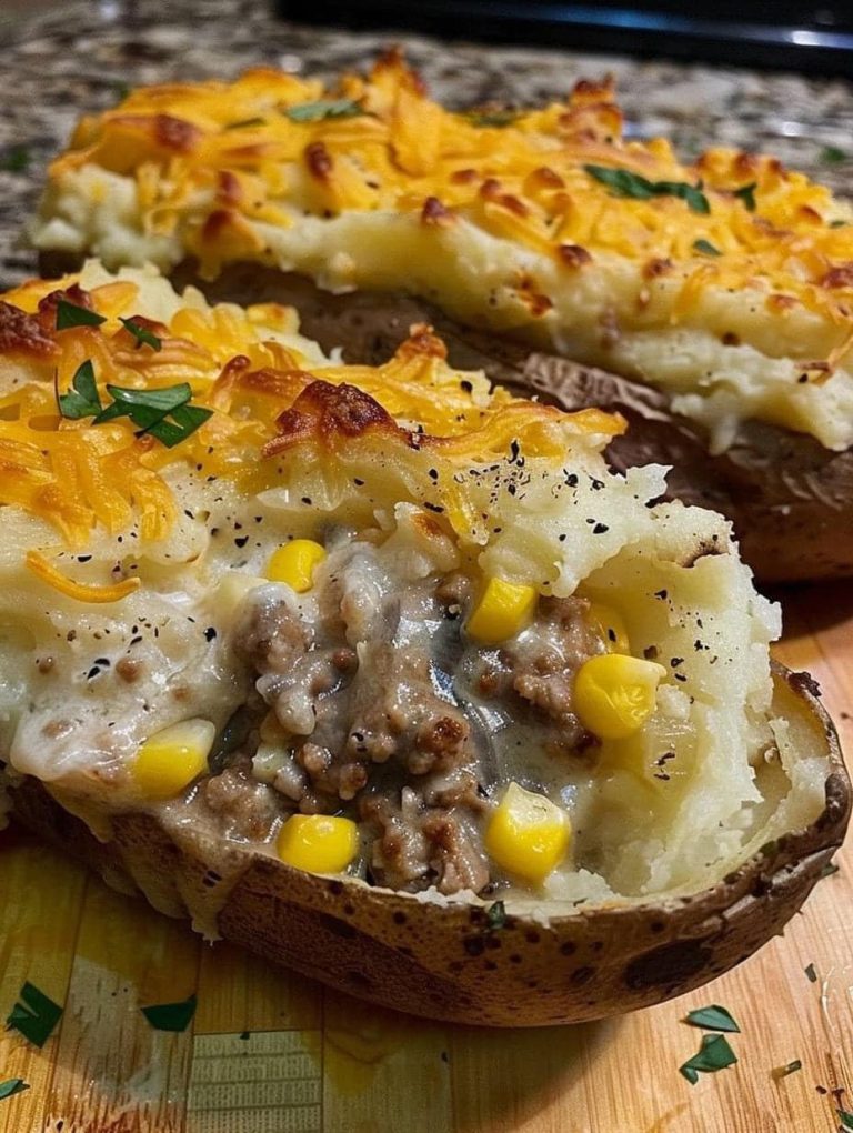 Deliciously Stuffed Potatoes: A Comforting Twist on a Classic Dish