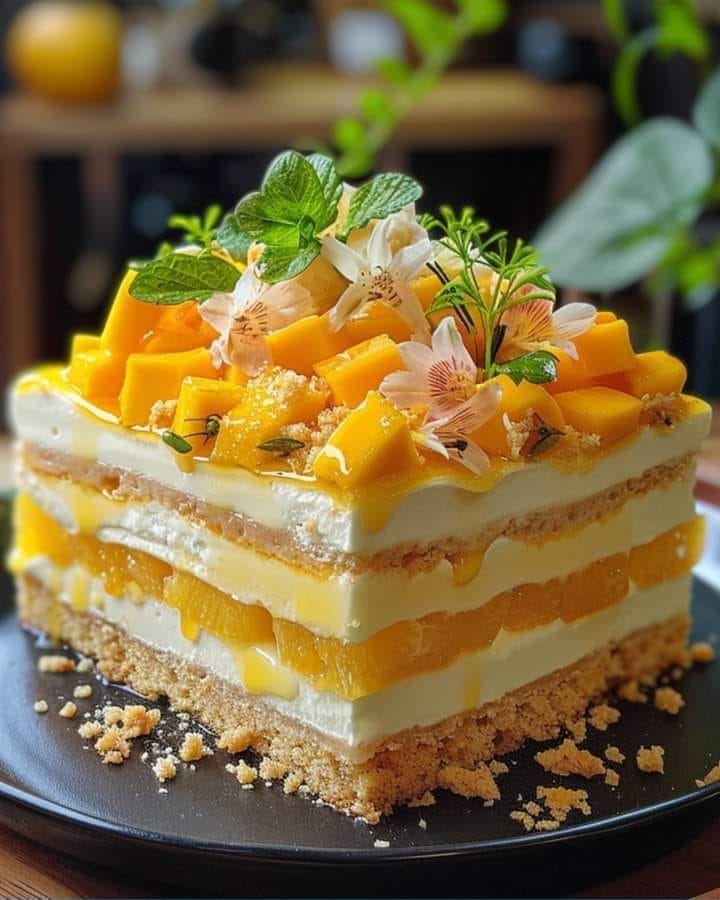 Indulge in Mango Heaven with Our Mango Cream Cake!