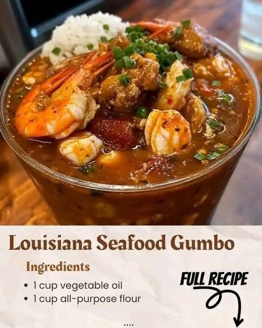 ADVERTISEMENT Louisiana Seafood Gumbo Recipe