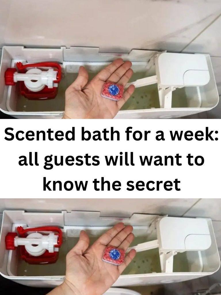 Scented bath for a week: all guests will want to know the secret