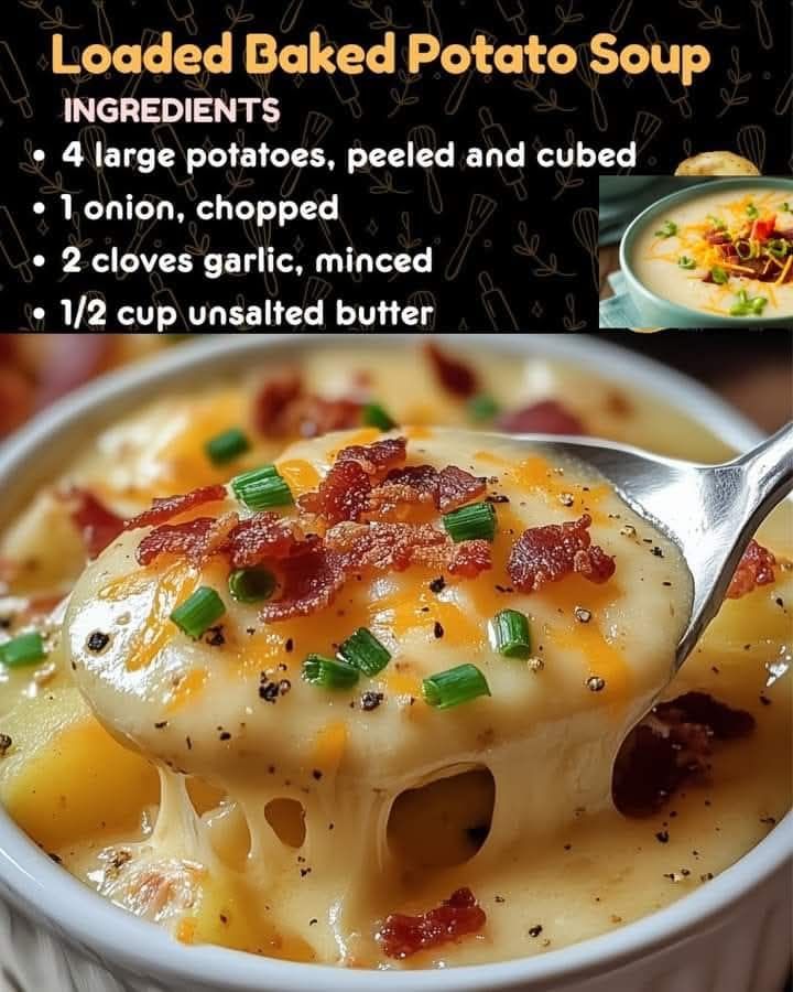 Creamy Loaded Potato Soup Delight