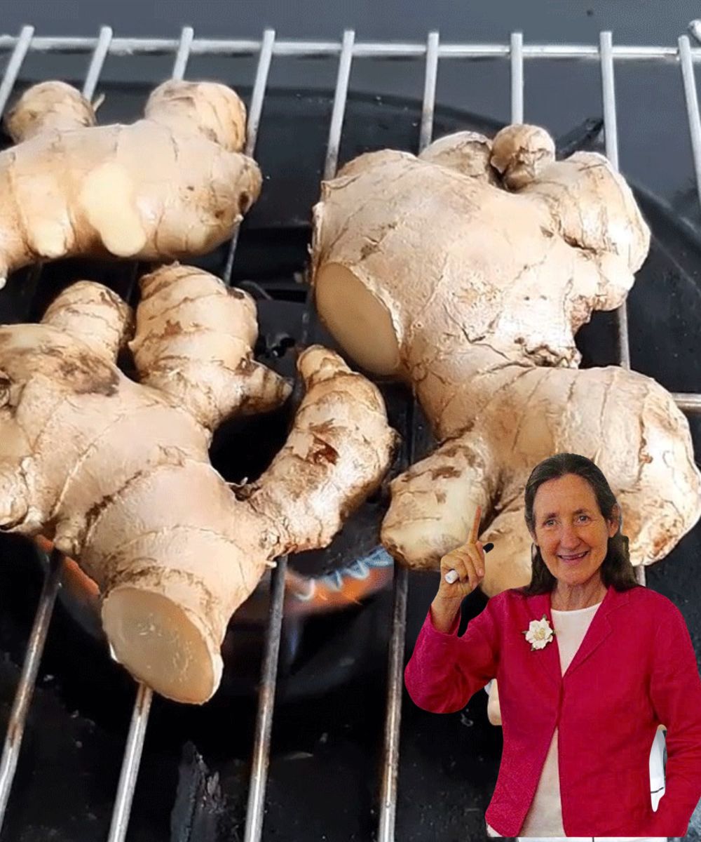 Grilled Ginger Remedy: Say Goodbye to Back Pain and Neck Stiffness in Just 5 Minutes