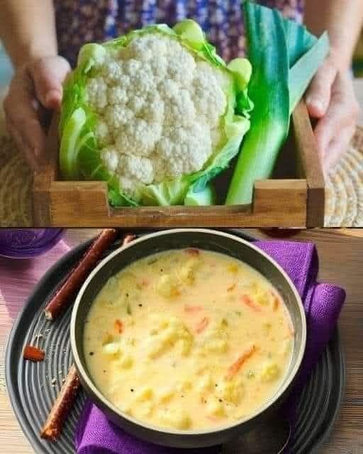 Creamy Cauliflower and Vegetable Soup Delight