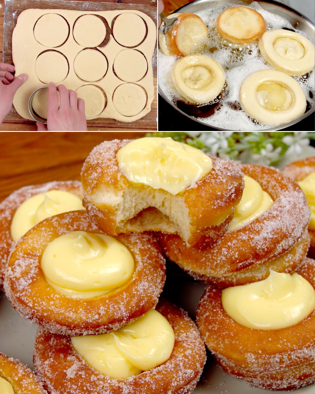 Cream Donuts: The result is simply irresistible!