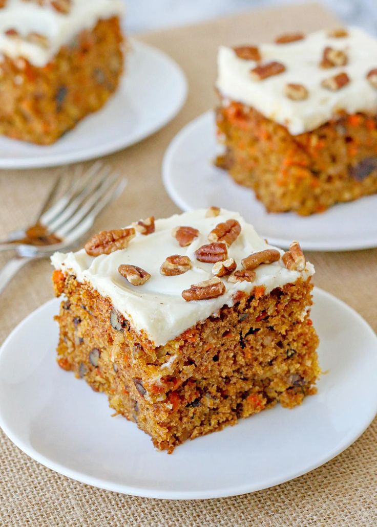 Moist Carrot Cake with Cream Cheese Frosting