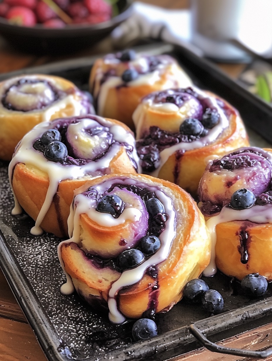 Blueberry Cheesecake Rolls