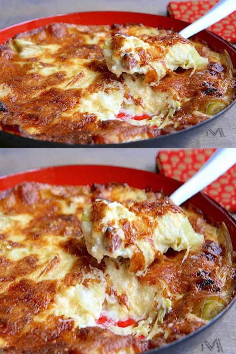 Baked leeks au gratin, a dish you will devour