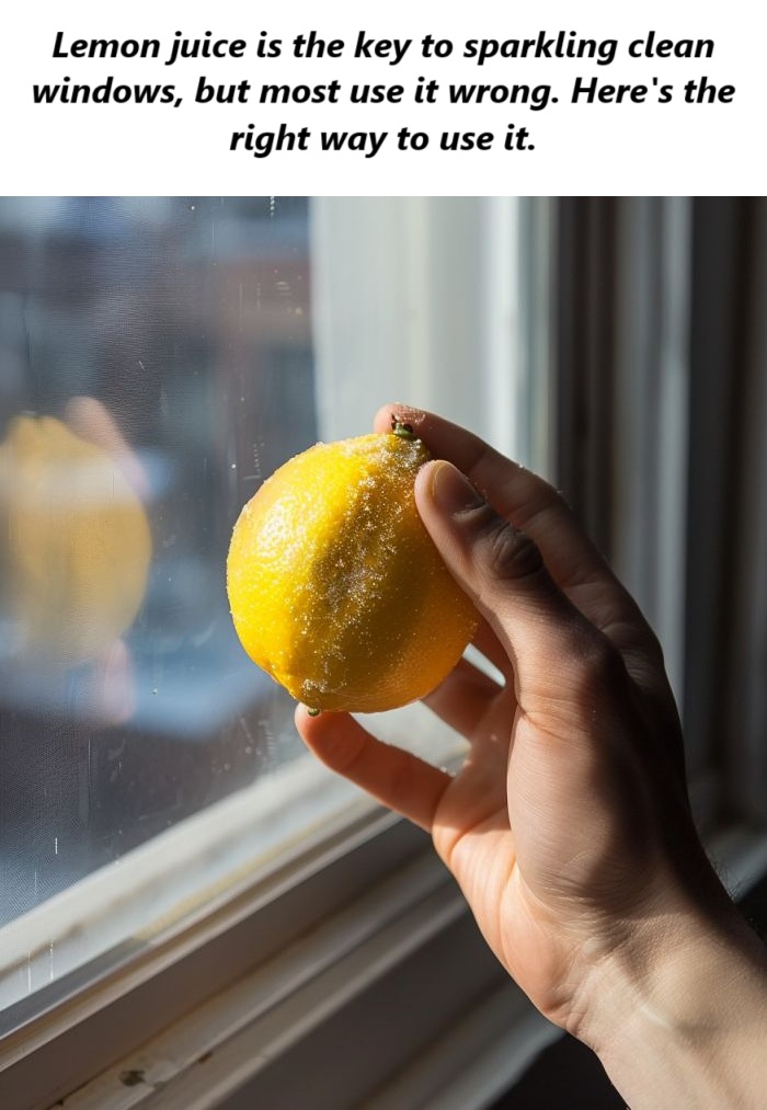 Lemon juice is the key to sparkling clean windows, but most use it wrong. Here’s the right way to use it