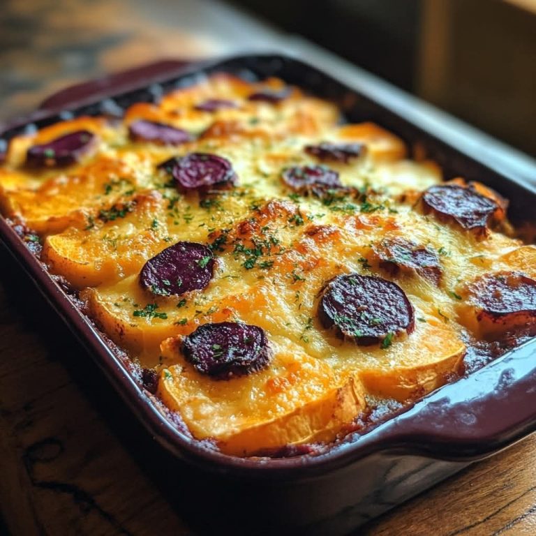 Recipe for three root gratin