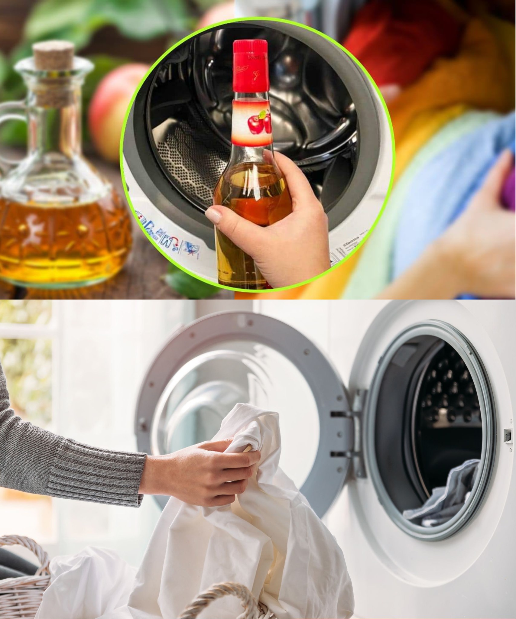 APPLE CIDER VINEGAR IN THE WASHING MACHINE, SOMETHING EXTRAORDINARY HAPPENS: CRAZY LAUNDRY