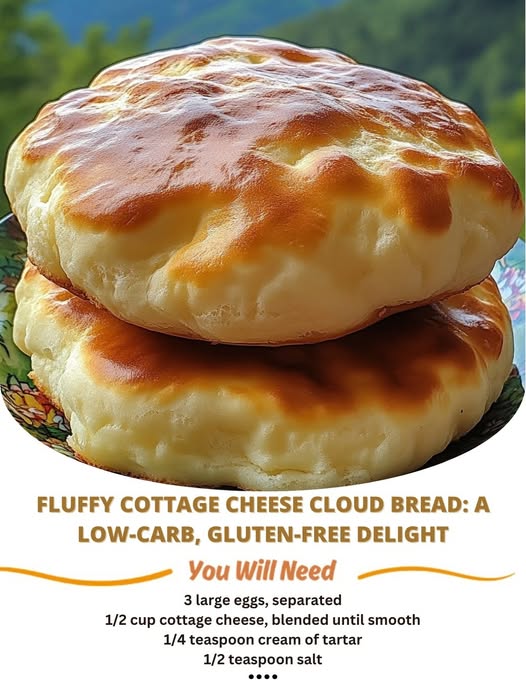 Fluffy Cottage Cheese Cloud Bread: A Low-Carb, Gluten-Free Delight