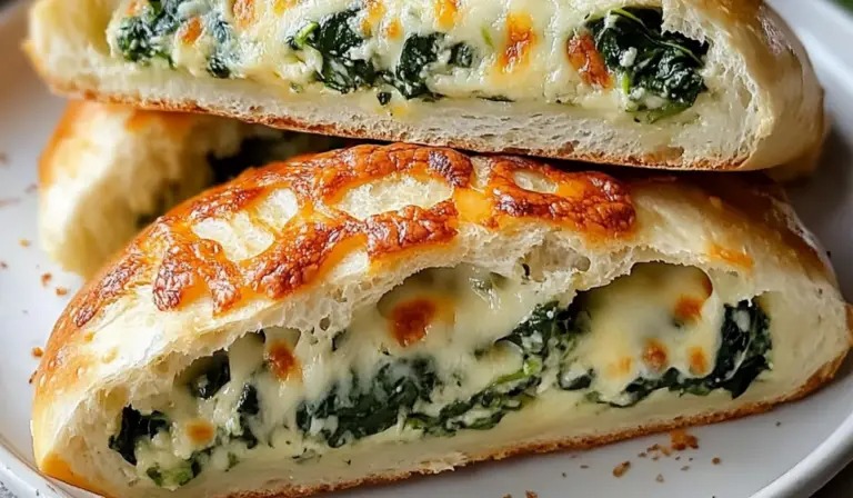 Cheesy Spinach Stuffed Bread: A Flavorful Delight