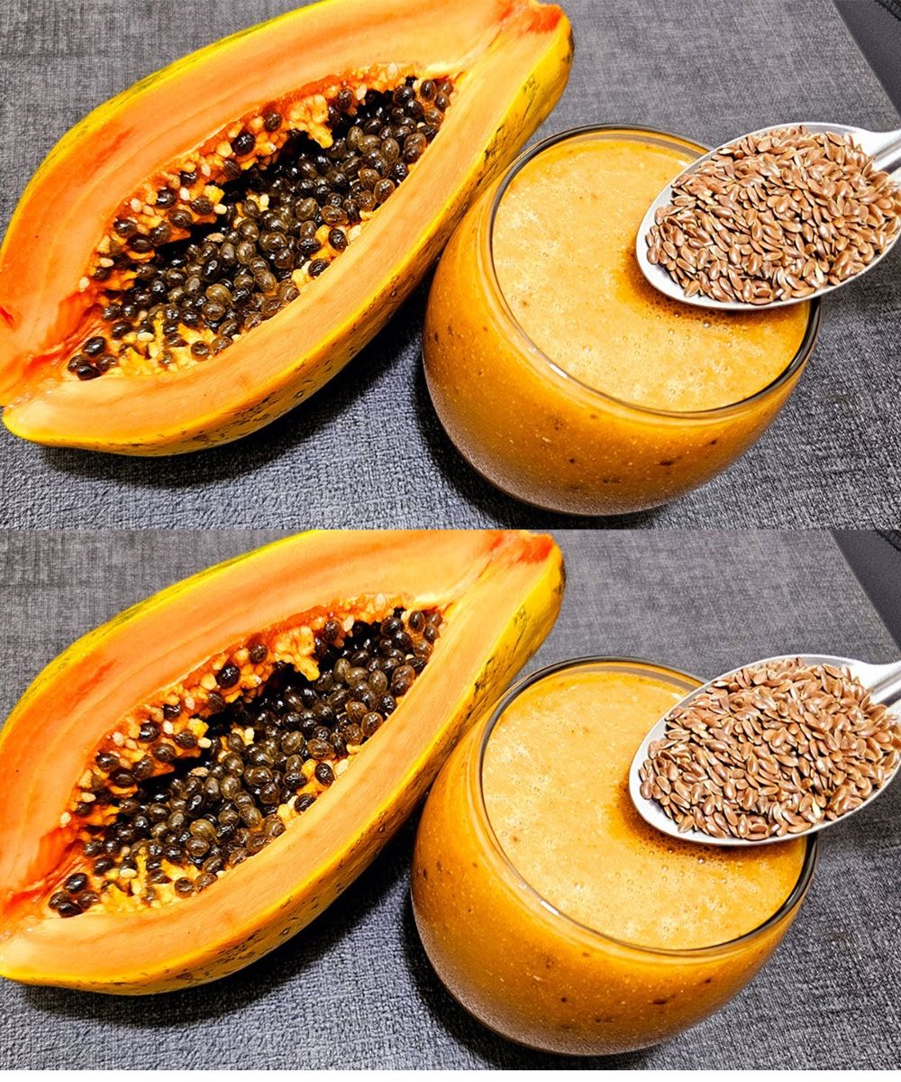 The Seed That Strengthens Bones, Eases Pain, and Helps You Lose Weight: Flaxseed and Papaya