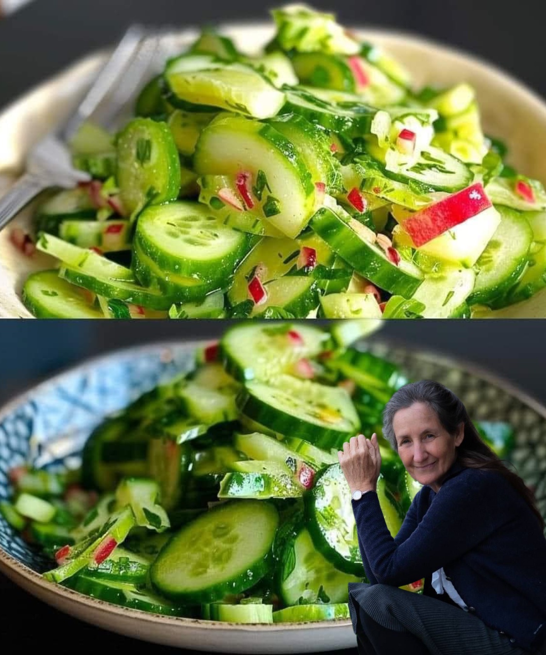 Make This Cucumber Salad for Breakfast Every Day! Keep Your Intestines and Skin Healthy