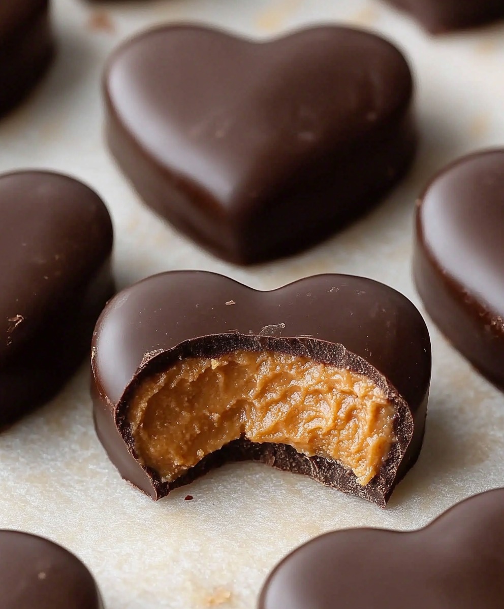 Chocolate Peanut Butter Valentine’s Hearts – Don’t LOSE this Recipe