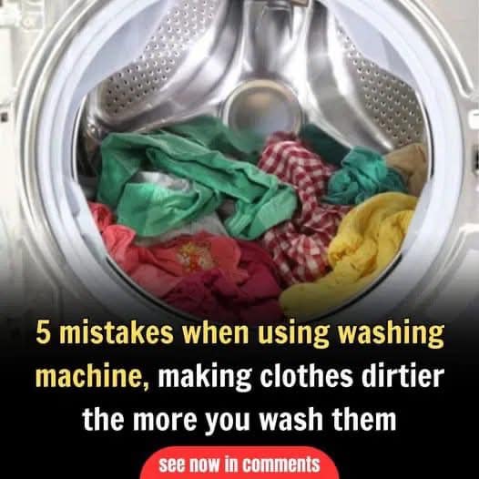 5 mistakes when using washing machine, making clothes dirtier the more you wash them