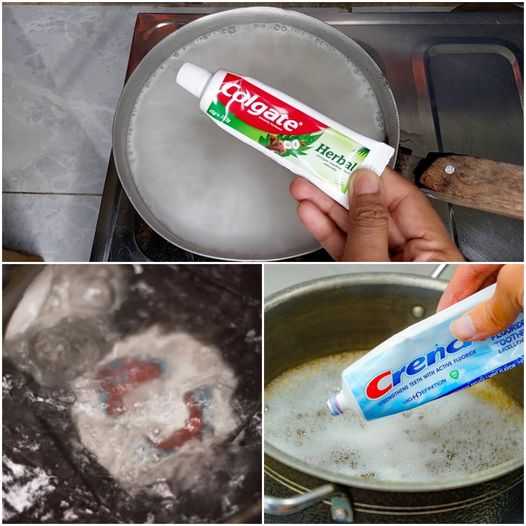 The Secret Cleaning Hack: Using Toothpaste and Boiling Water for Sparkling Results