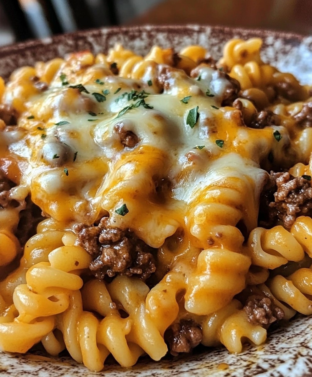 Cheesy Sloppy Cheeseburger Pasta – Don’t LOSE this Recipe