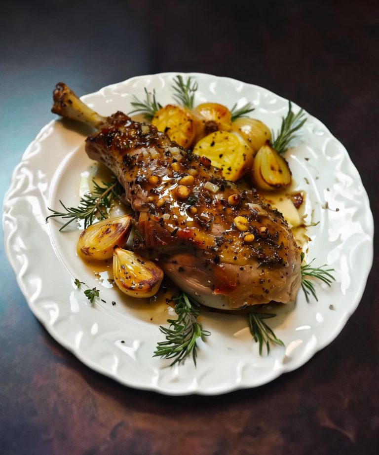 Wild Boar Leg with Honey and Mustard: A Gourmet and Authentic Recipe