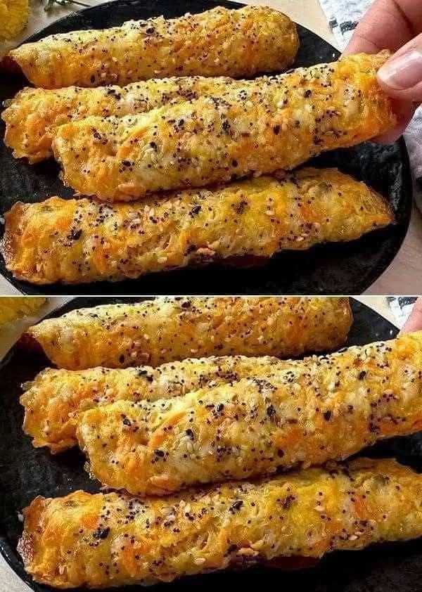 Cheesy Sausage Puff Pastry Rolls Recipe