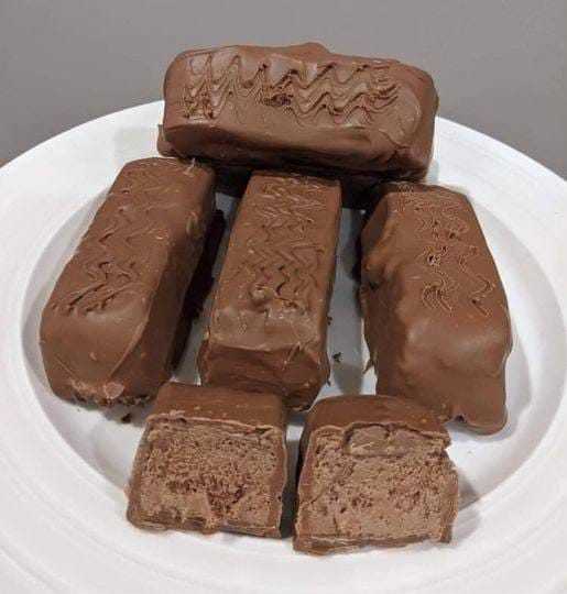 Homemade 1 Point 3 musketeer candy bars