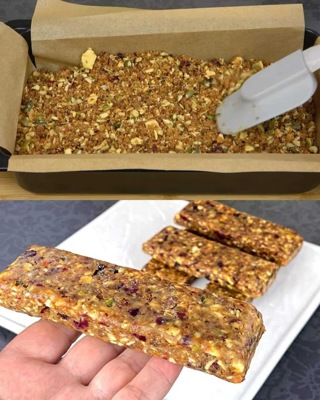 Nutty Cranberry Energy Bars