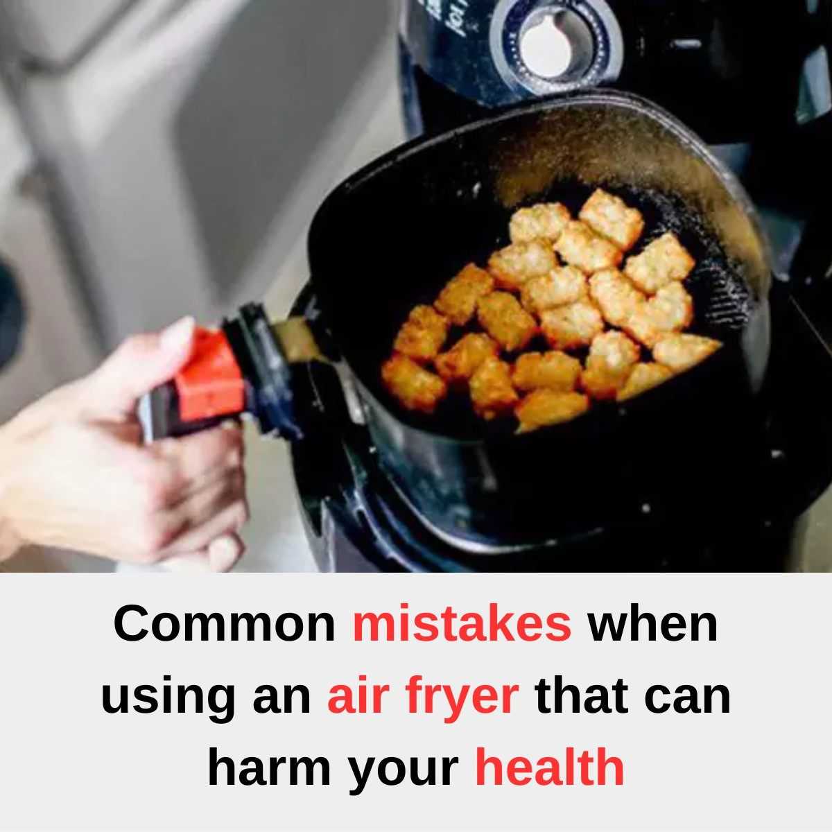 Air fryer users, take note